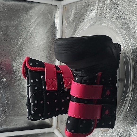 H White Polka Dots Pink And Black Wonder Nation sz 6 toddler - Picture 7 of 9